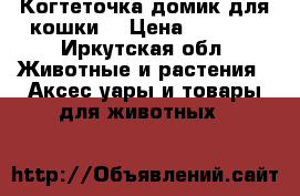 Когтеточка домик для кошки  › Цена ­ 3 000 - Иркутская обл. Животные и растения » Аксесcуары и товары для животных   